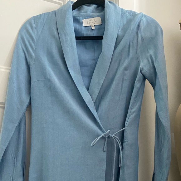 L'ACADEMIE BLOUSE WRAP DRESS - Picture 4 of 4